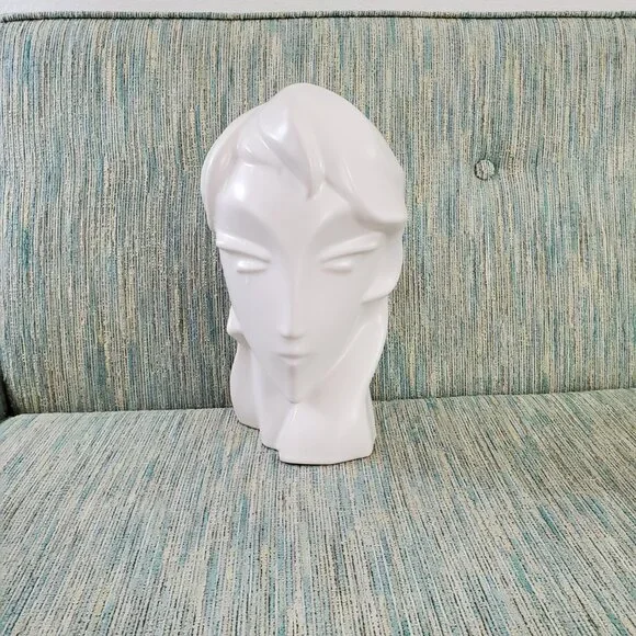 ART DECO STYLE HEAD SCULPTURE - Picture 4 of 6